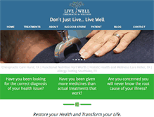 Tablet Screenshot of livewelldfw.com
